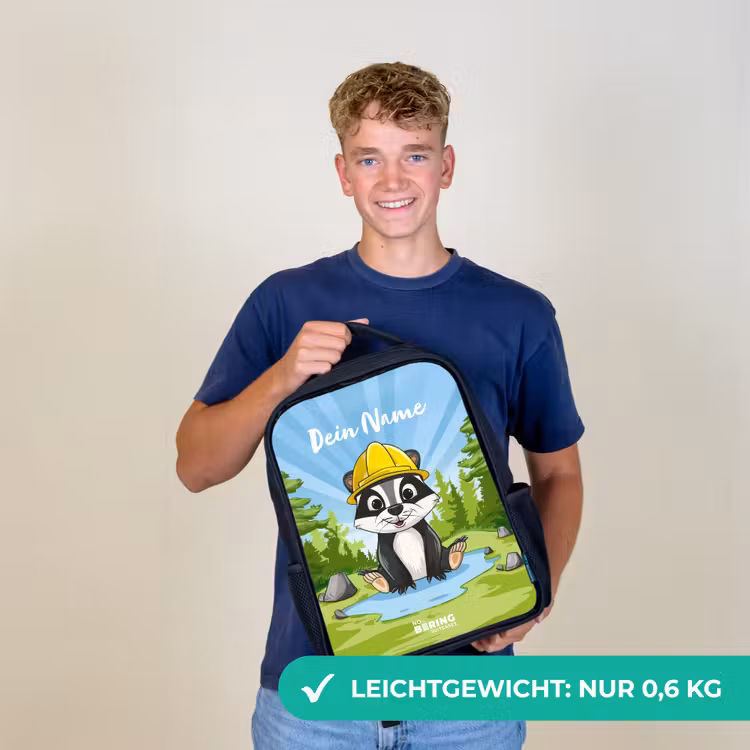 Wally werkbeer Rugzak - Zwart middel -sfeer7_DE