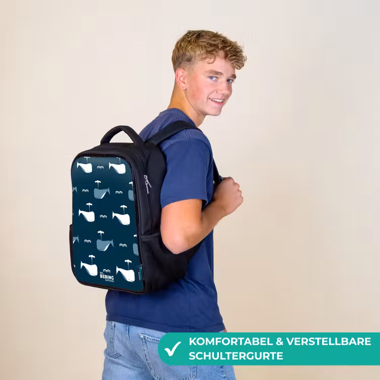 Walvisweelde Rugzak - Zwart middel -sfeer9_DE