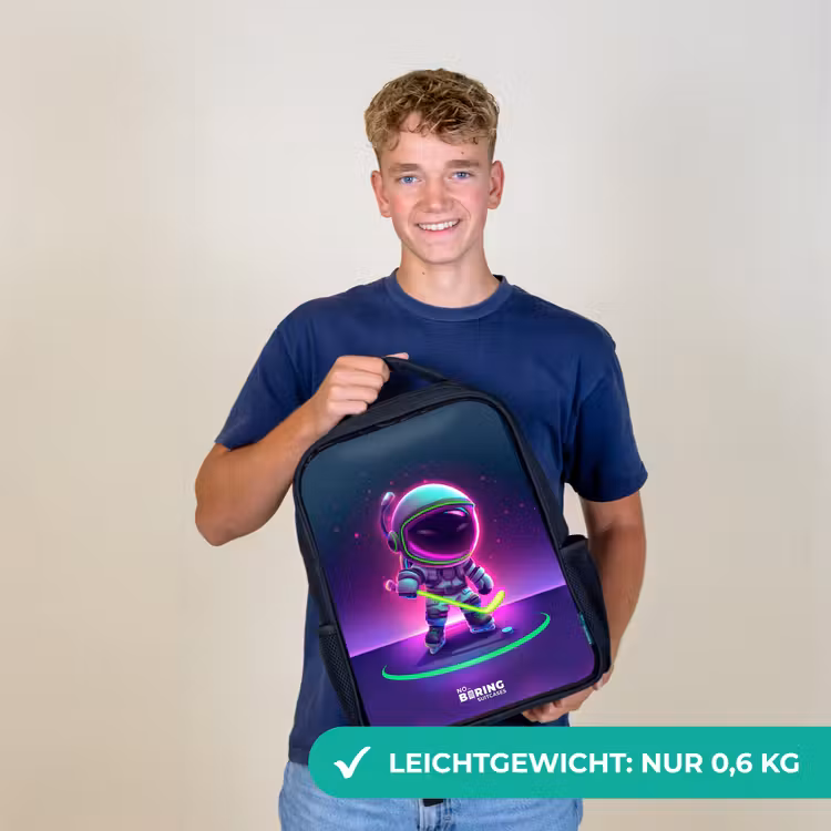 Space hockey Rugzak - Zwart middel -sfeer7_DE