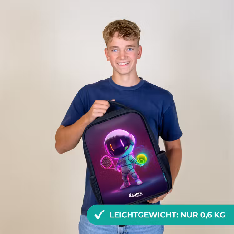 Space tennis Rugzak - Zwart middel -sfeer7_DE