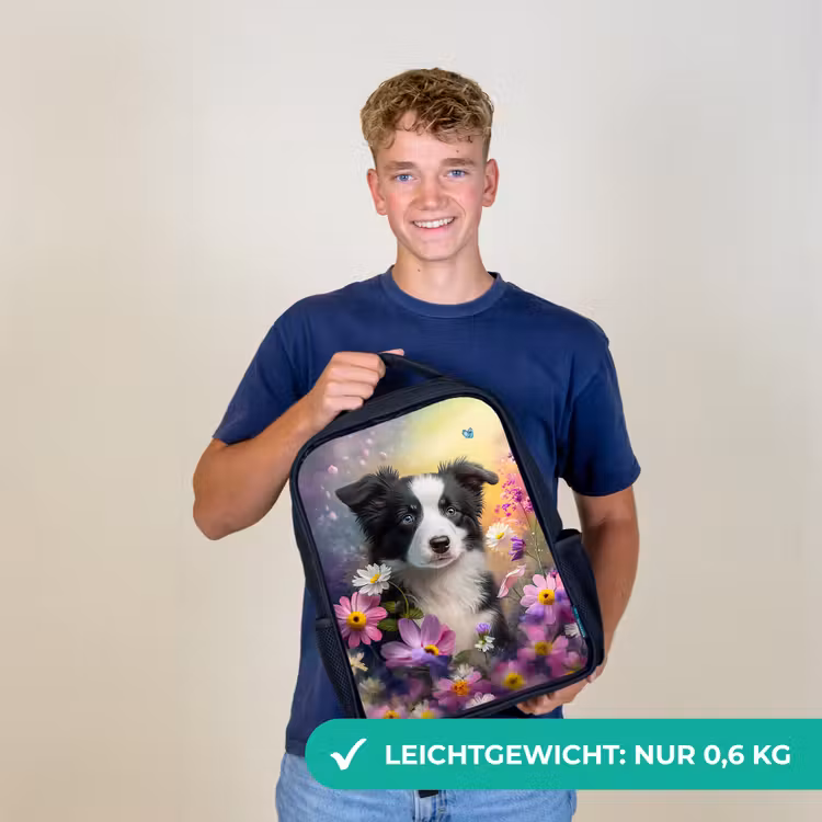 Wessel Woef Rugzak - Zwart middel -sfeer7_DE