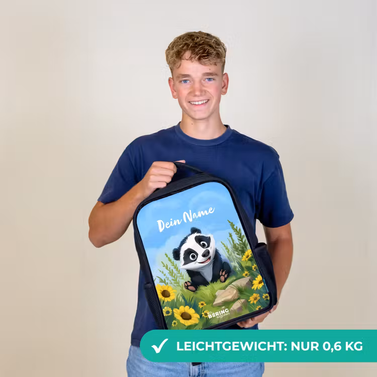 Willem wasbeer Rugzak - Zwart middel -sfeer7_DE