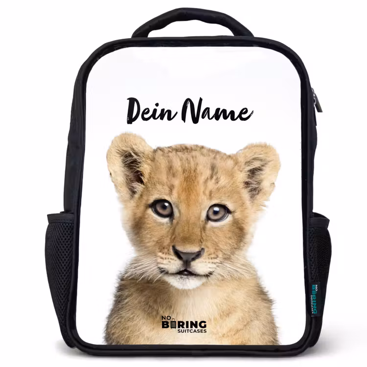 Winnie Welpje Rugzak - Zwart middel -3d