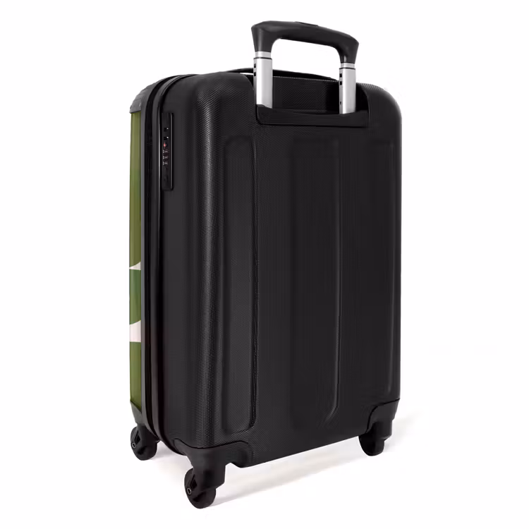 Koffer - Abstrakt – Geometrie – Modern – Grün – Weiß - Abstract - Geometrie - Modern - Groen - Wit NBS - Handbagage koffer - Vrouwen middel