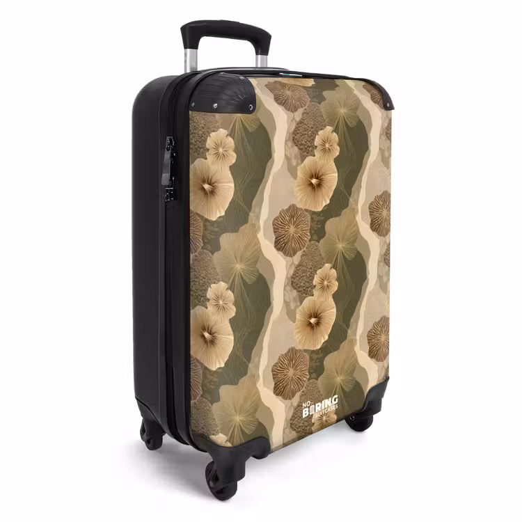 Koffer - Abstrakt – Modern – Grün - Abstract - Modern - Groen NBS - Handbagage koffer - Vrouwen middel
