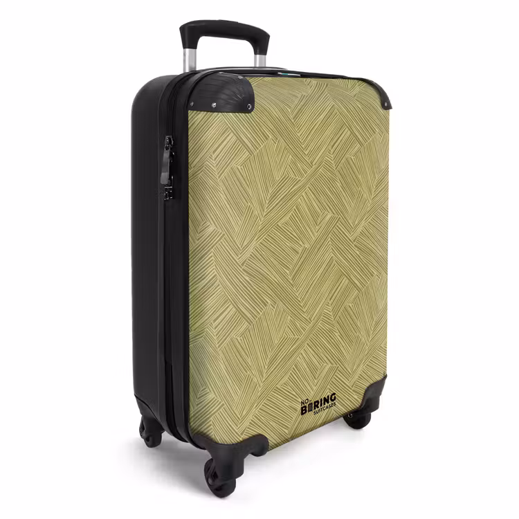 Koffer - Abstrakt – Modern – Grün - Abstract - Modern - Groen NBS - Handbagage koffer - Vrouwen middel