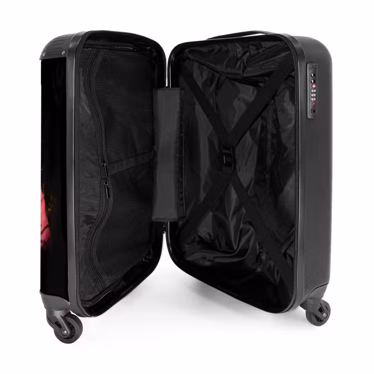 Aap met kleurrijk vest NBS - Handbagage koffer - Unisex middel -binnenkant