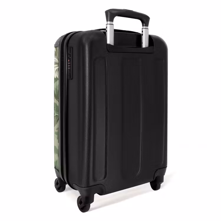 Koffer - Anmutig – Hellgrün – Pflanzen – Muster – Tailliert - Sierlijk - Lichtgroen - Planten - Patroon - Getailleerd NBS - Handbagage koffer - Volwassenen Unisex middel