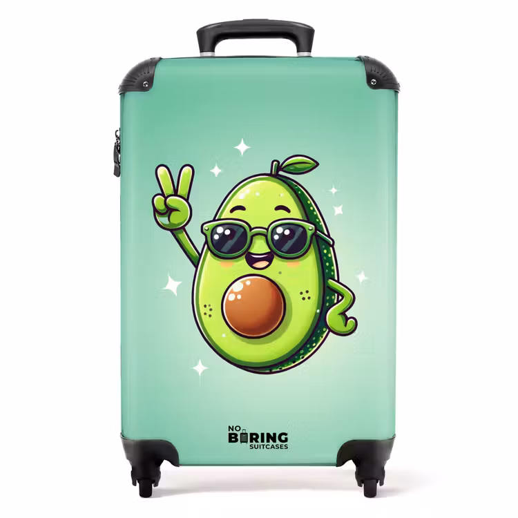 Appie avocado NBS - Handbagage koffer - Unisex middel -productfoto_recht