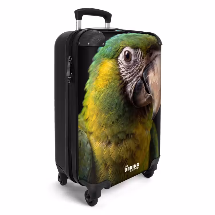 Koffer - Ara – Porträt – Grün - Ara - Portret - Groen NBS - Handbagage koffer - Volwassenen Unisex middel