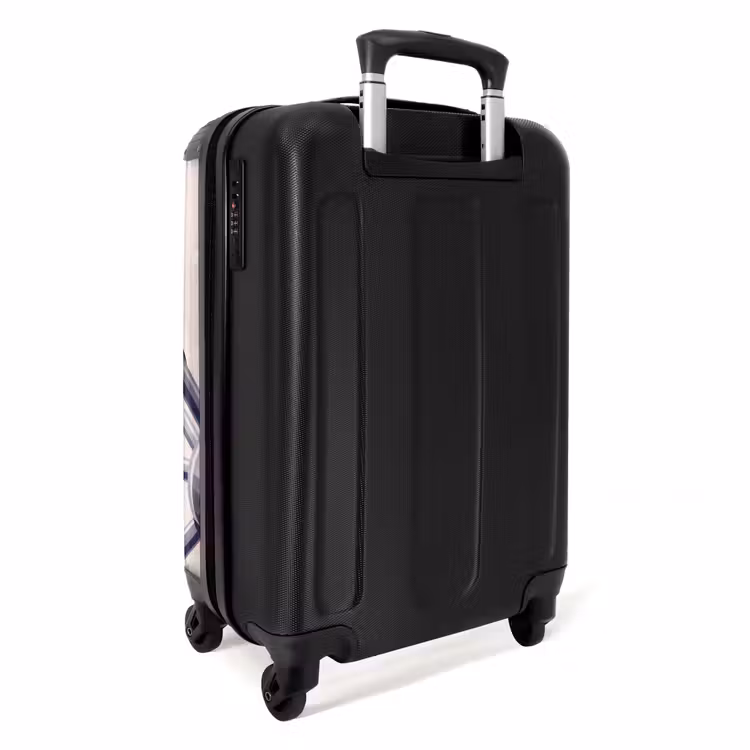 Koffer - Architektur – Geometrie – Stadt – Modern – Grau - Architectuur - Geometrie - Stad - Modern - Grijs NBS - Handbagage koffer - Volwassenen Unisex middel