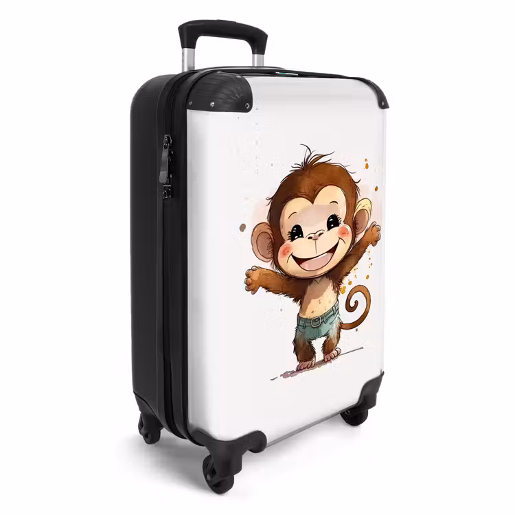 Arie aapje NBS - Handbagage koffer - Unisex middel -productfoto_3d
