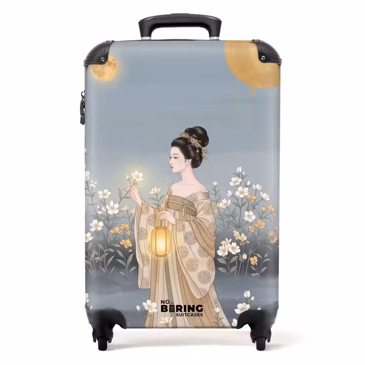 Koffer - Asiatisch – Frau – Kimono - Aziatisch - Vrouw - Kimono NBS - Handbagage koffer - Volwassenen Unisex middel