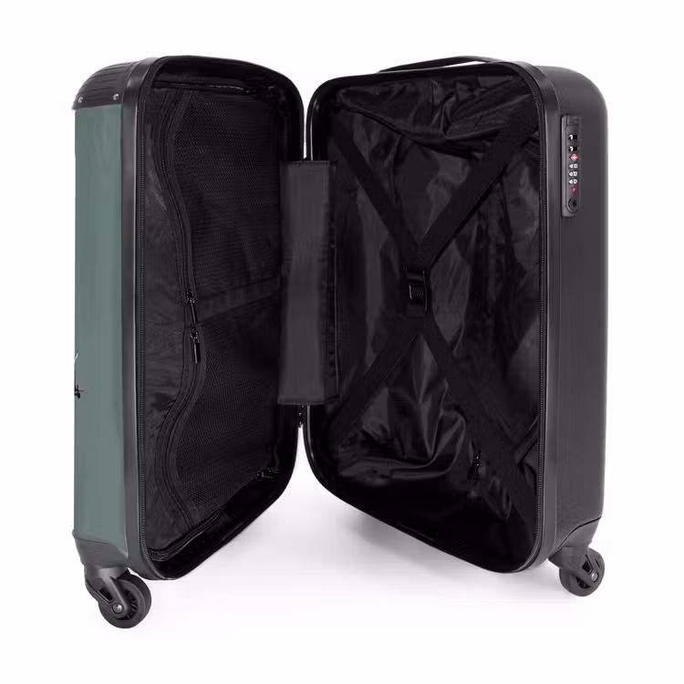 Auto in spookstad NBS - Handbagage koffer - Unisex middel -binnenkant