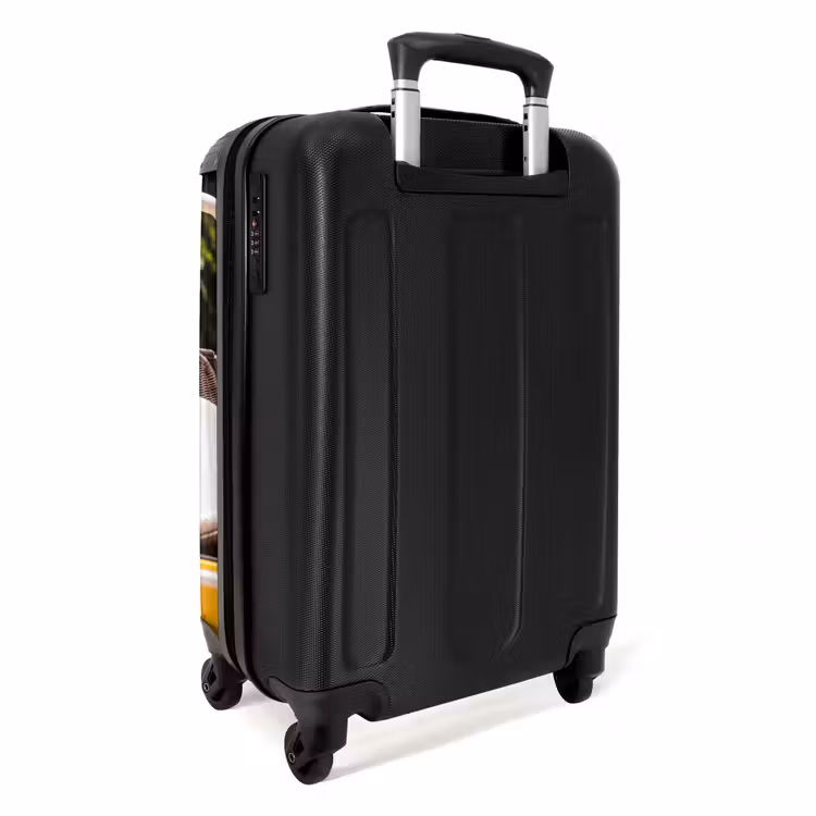 Koffer - Auto – Picknick – Sommer – Gelb - Auto - Picknick - Zomer - Geel NBS - Handbagage koffer - Vrouwen middel