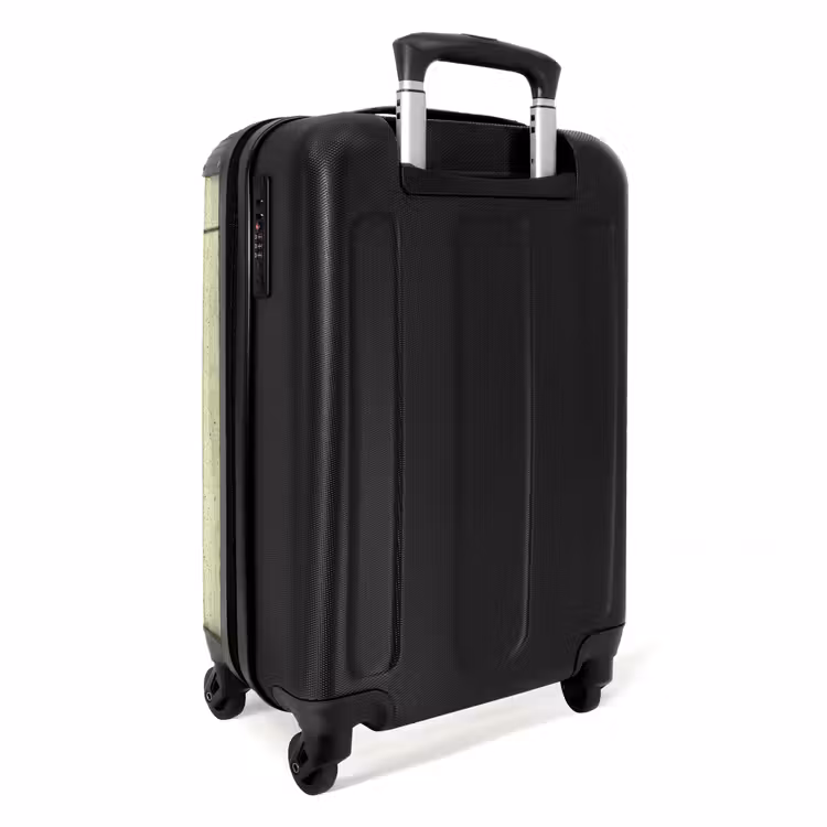 Koffer - Badeanzug – Schatten – Mauer – Sommer – Minimalistisch - Badpak - Schaduw - Muur - Zomer - Minimalistisch NBS - Handbagage koffer - Volwassenen Unisex middel