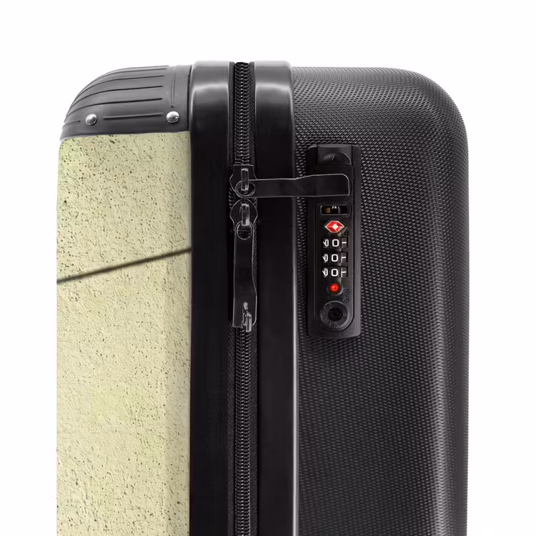 Koffer - Badeanzug – Schatten – Mauer – Sommer – Minimalistisch - Badpak - Schaduw - Muur - Zomer - Minimalistisch NBS - Handbagage koffer - Volwassenen Unisex middel