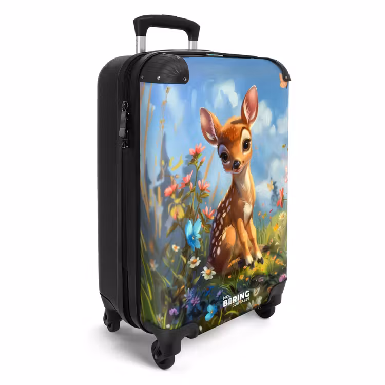 Bailey bloemenhertje NBS - Handbagage koffer - Unisex middel -productfoto_3d