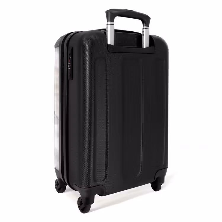 Koffer - Bambus – Asien – Grau - Bamboe - Azië - Grijs NBS - Handbagage koffer - Volwassenen Unisex middel