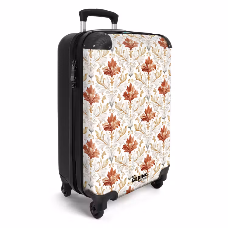 Barok patroon rood NBS - Handbagage koffer - Volwassenen Unisex middel -productfoto_3d