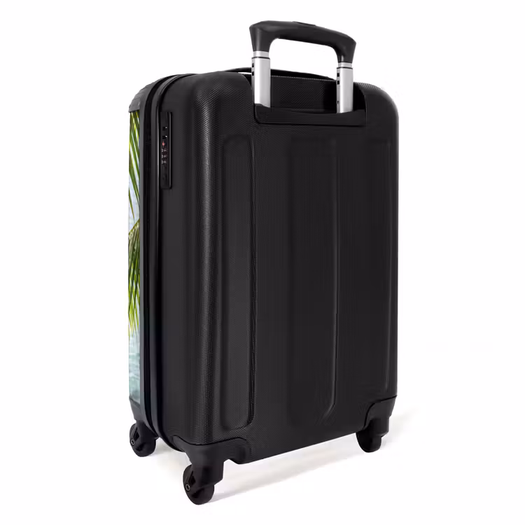 Koffer - Baum – Blätter – Wasser – tropisch – grün - Boom - Bladeren - Water - Tropisch - Groen NBS - Handbagage koffer - Volwassenen Unisex middel
