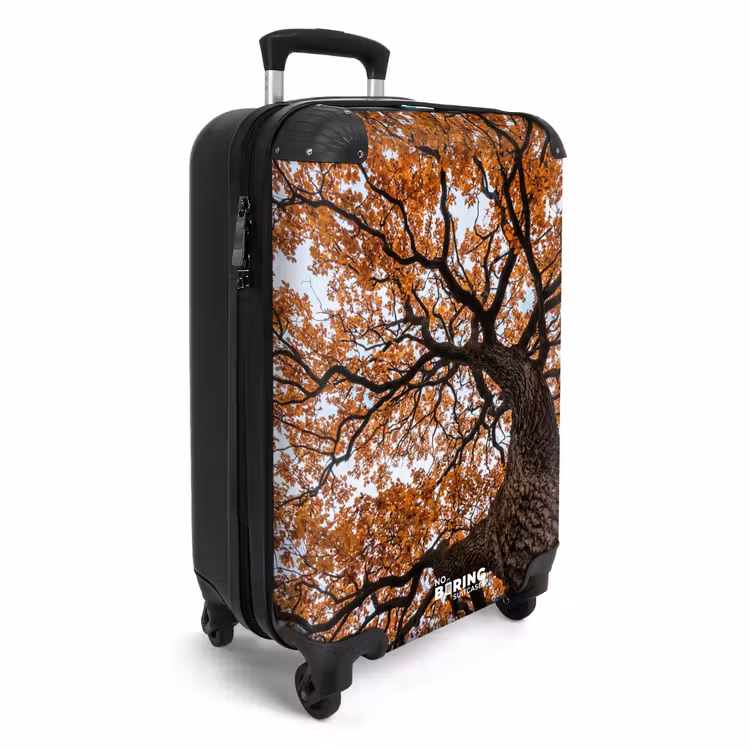 Koffer - Baum – Blätterdach – Herbst – Orange – Stimmungsvoll - Boom - Bladerdak - Herfst - Oranje - Sfeervol NBS - Handbagage koffer - Volwassenen Unisex middel