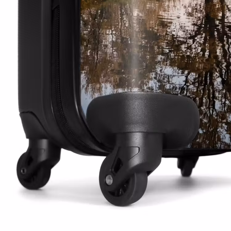 Koffer - Bäume – Spiegelung – Wasser – Sonnenaufgang – Gelassenheit - Bomen - Reflectie - Water - Zonsopgang - Serene NBS - Handbagage koffer - Volwassenen Unisex middel