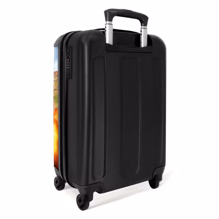 Berend brandweerman NBS - Handbagage koffer - Unisex middel -achterkant