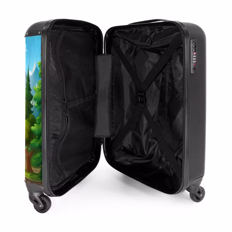 Berg express NBS - Handbagage koffer - Unisex middel -binnenkant