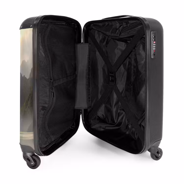 Koffer - Berge – Wasser – Nebel – Natur – Landschaft - Bergen - Water - Mist - Natuur - Landschap NBS - Handbagage koffer - Volwassenen Unisex middel