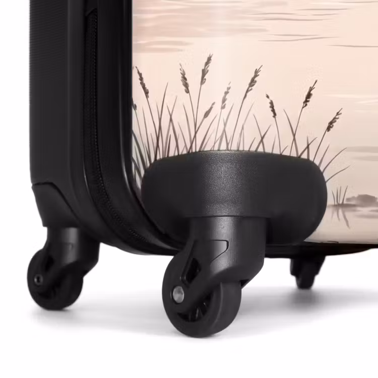 Koffer - Berggipfel – See – Blüten - Bergtop - Meer - Bloesem NBS - Handbagage koffer - Volwassenen Unisex middel
