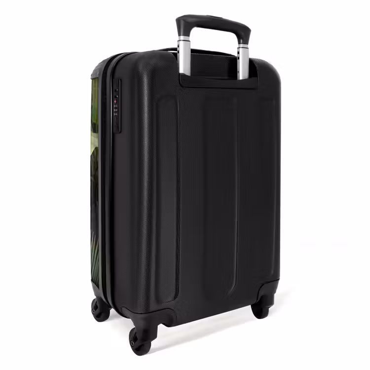 Koffer - Blätter – Grün – Tropisch – Natur - Bladeren - Groen - Tropisch - Natuur NBS - Handbagage koffer - Volwassenen Unisex middel