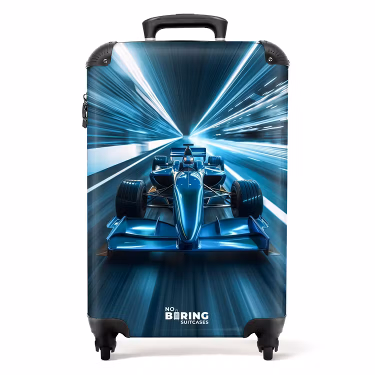Blazing blue NBS - Handbagage koffer - Unisex middel -productfoto_recht