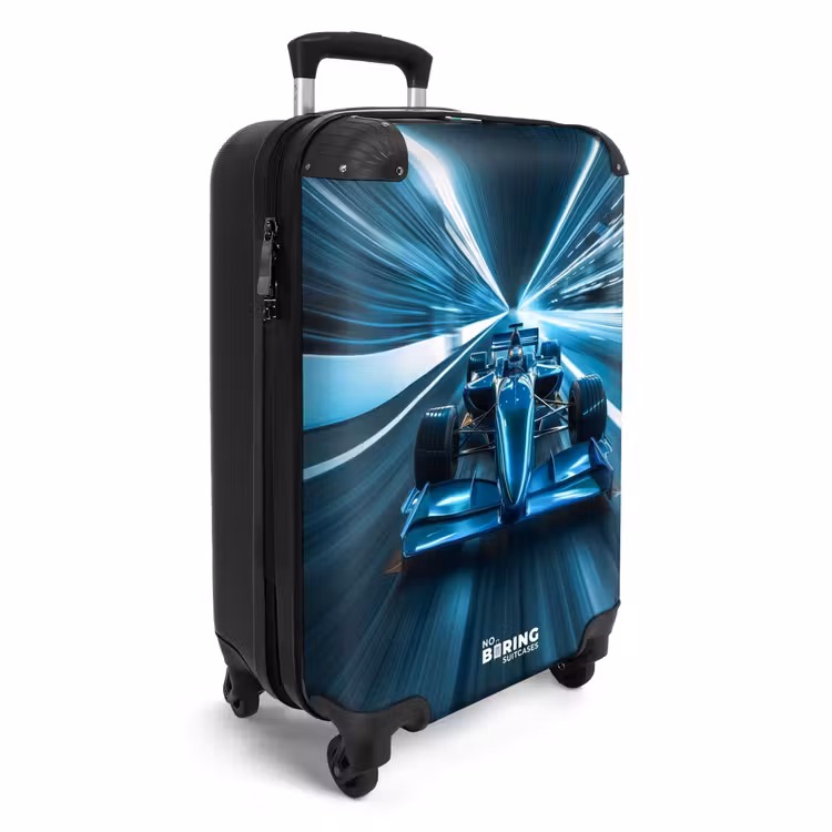 Blazing blue NBS - Handbagage koffer - Unisex middel -productfoto_3d