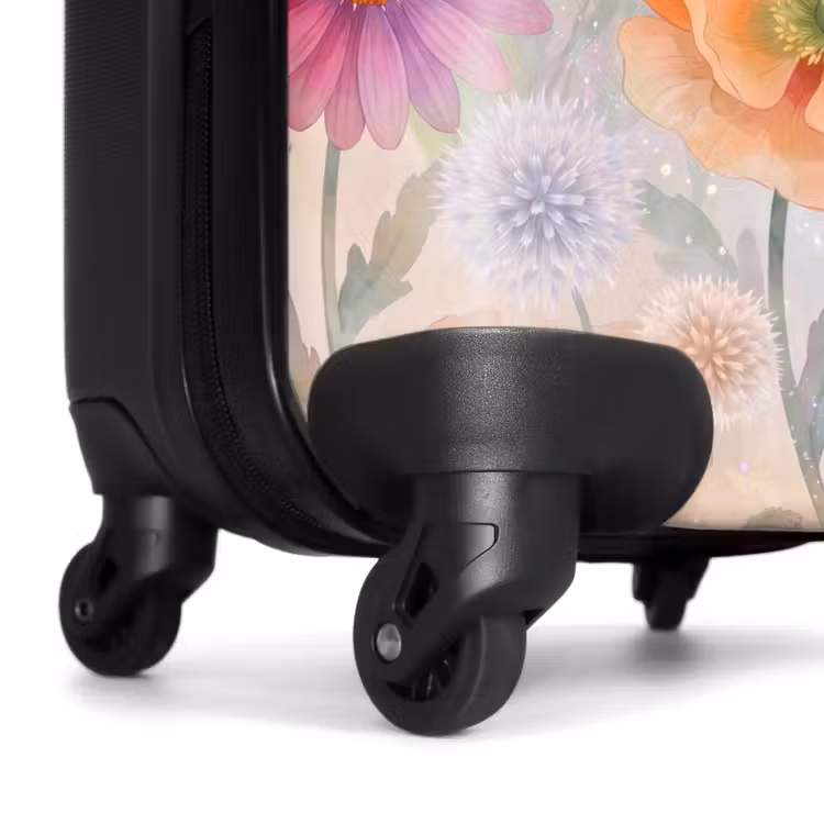 Koffer - Blumen – Aquarell – Natur – Modern – Farbenfroh - Bloemen - Aquarel - Natuur - Modern - Kleurrijk NBS - Handbagage koffer - Vrouwen middel