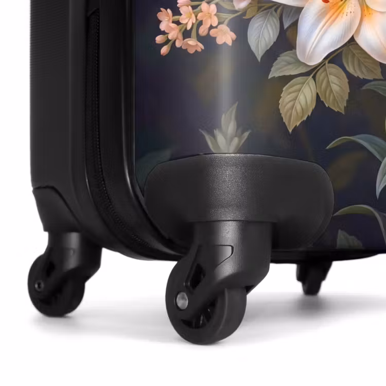 Koffer - Blumen – Blumenstrauß – Natur – Farbenfroh – Modern - Bloemen - Boeket - Natuur - Kleurrijk - Modern NBS - Handbagage koffer - Vrouwen middel