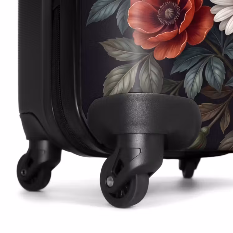 Koffer - Blumen – Blumenstrauß – Natur – Klassisch – Üppig - Bloemen - Boeket - Natuur - Klassiek - Weelderig NBS - Handbagage koffer - Vrouwen middel