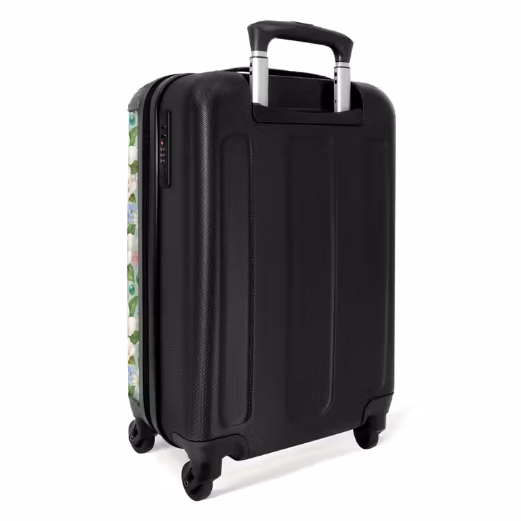 Koffer - Blumen – Muster – Botanisch – Grün - Bloemen - Patroon - Botanisch - Groen NBS - Handbagage koffer - Vrouwen middel