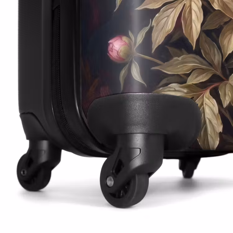 Koffer - Blumen – Rosa – Klassisch – Natur - Bloemen - Roze - Klassiek - Natuur NBS - Handbagage koffer - Vrouwen middel