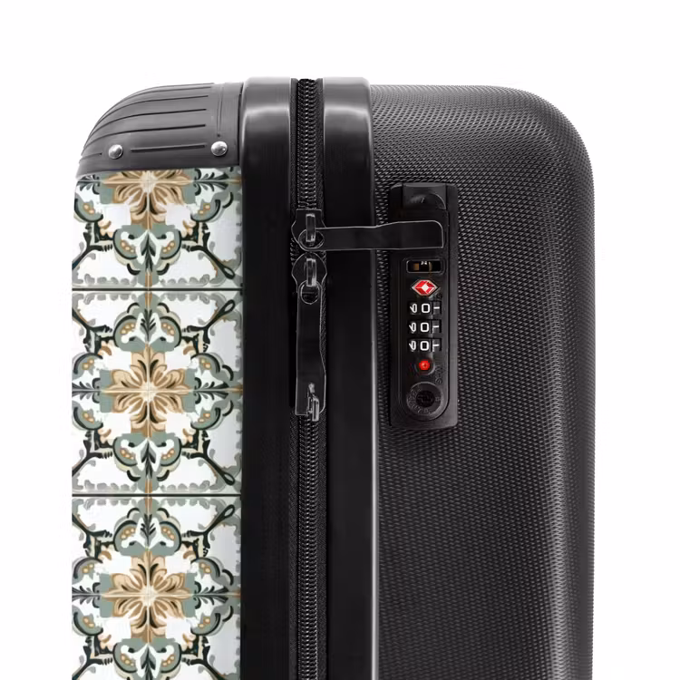 Floraal - Verweerd - Keurrijk NBS - Handbagage koffer - Volwassenen Unisex middel -slot