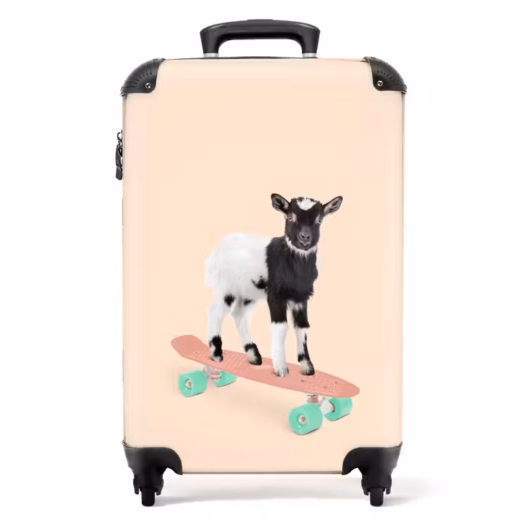 Boardende bok NBS - Handbagage koffer - Unisex middel -productfoto_recht
