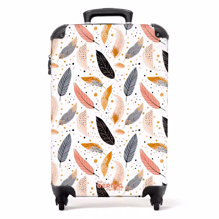 Boho - Verenpatroon NBS - Handbagage koffer - Unisex middel -productfoto_recht