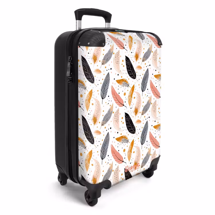 Boho - Verenpatroon NBS - Handbagage koffer - Unisex middel -productfoto_3d