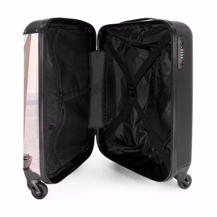 Koffer - Boot – Segeln – Wasser – Tropisch – Natur - Boot - Zeil - Water - Tropisch - Natuur NBS - Handbagage koffer - Vrouwen middel