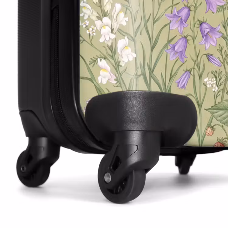 Koffer - Botanisch – Blumen – Farbenfroh - Botanisch - Bloemen - Kleurrijk NBS - Handbagage koffer - Vrouwen middel