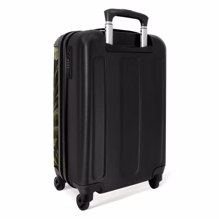 Koffer - Botanisch – Nahtlos – Blumen - Botanisch - Naadloos - Bloemen NBS - Handbagage koffer - Volwassenen Unisex middel