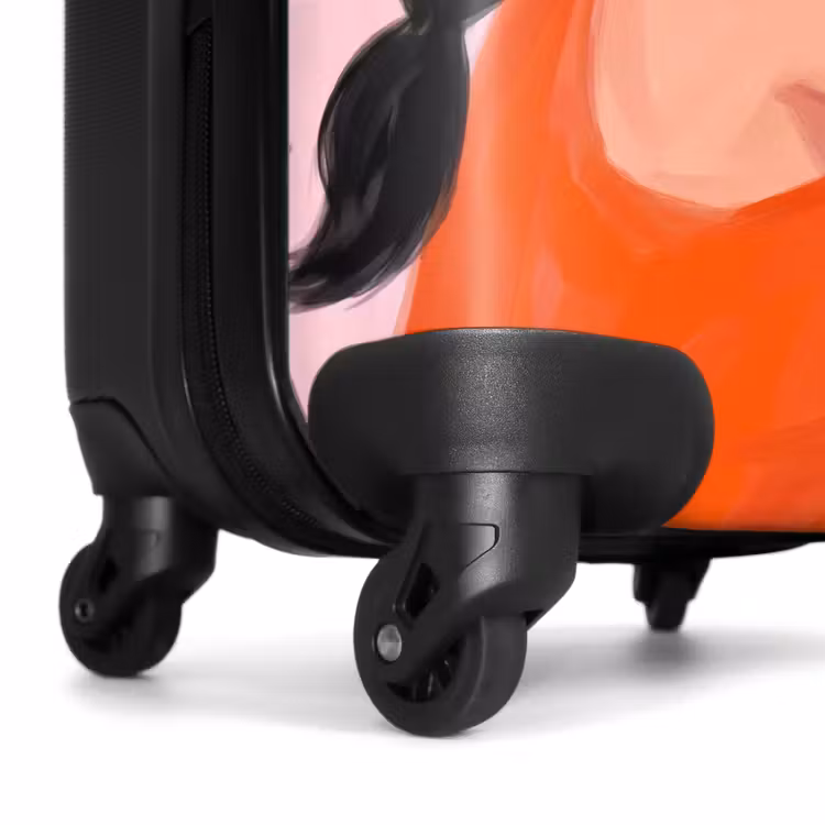 Koffer - Damen – Hut – Mode – Modern – Orange - Vrouw - Hoed - Mode - Modern - Oranje NBS - Handbagage koffer - Vrouwen middel