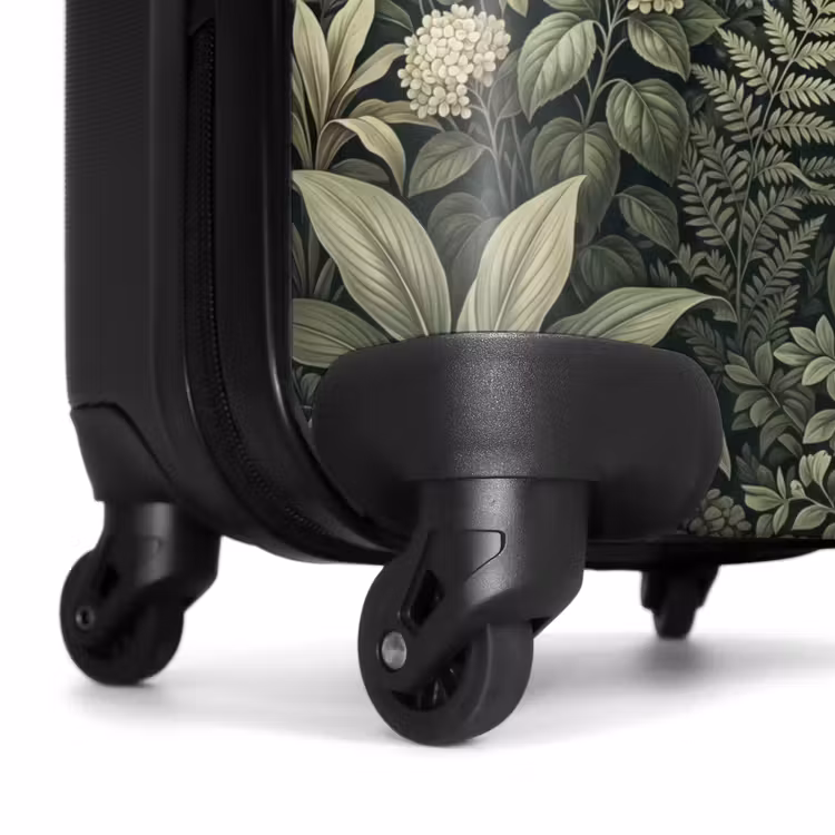 Koffer - Dschungel – Blätter – Botanik – Grün - Jungle - Bladeren - Botanisch - Groen NBS - Handbagage koffer - Vrouwen middel
