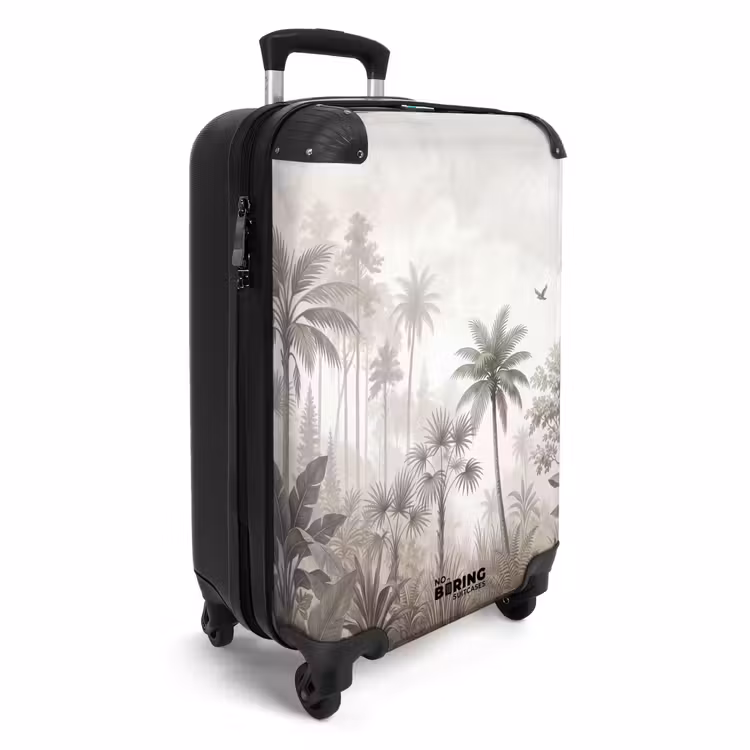 Koffer - Dschungel – Palmen – Natur - Jungle - Palmbomen - Natuur NBS - Handbagage koffer - Volwassenen Unisex middel