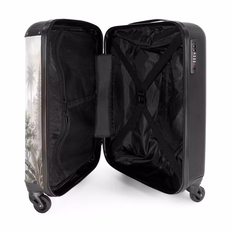 Koffer - Dschungel – Palmen – Natur - Jungle - Palmbomen - Natuur NBS - Handbagage koffer - Volwassenen Unisex middel